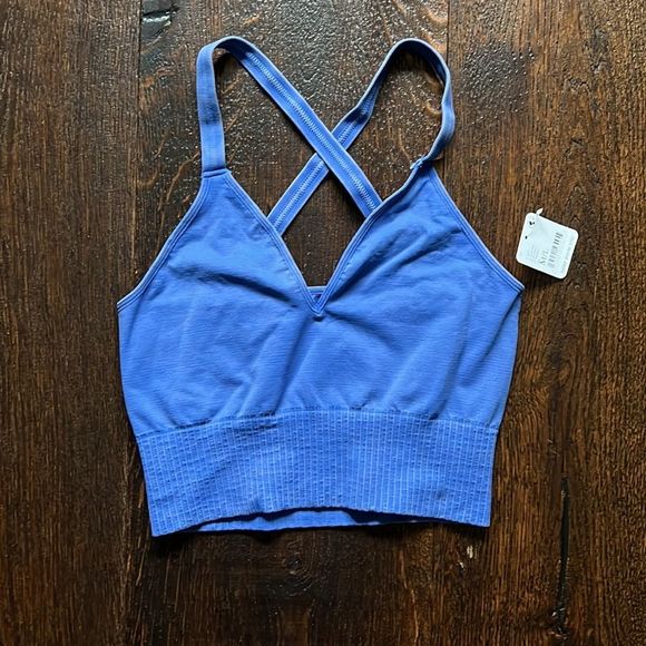 FP Movement Good Karma Crop Tank - African Violet - M/L - Picture 2 of 9